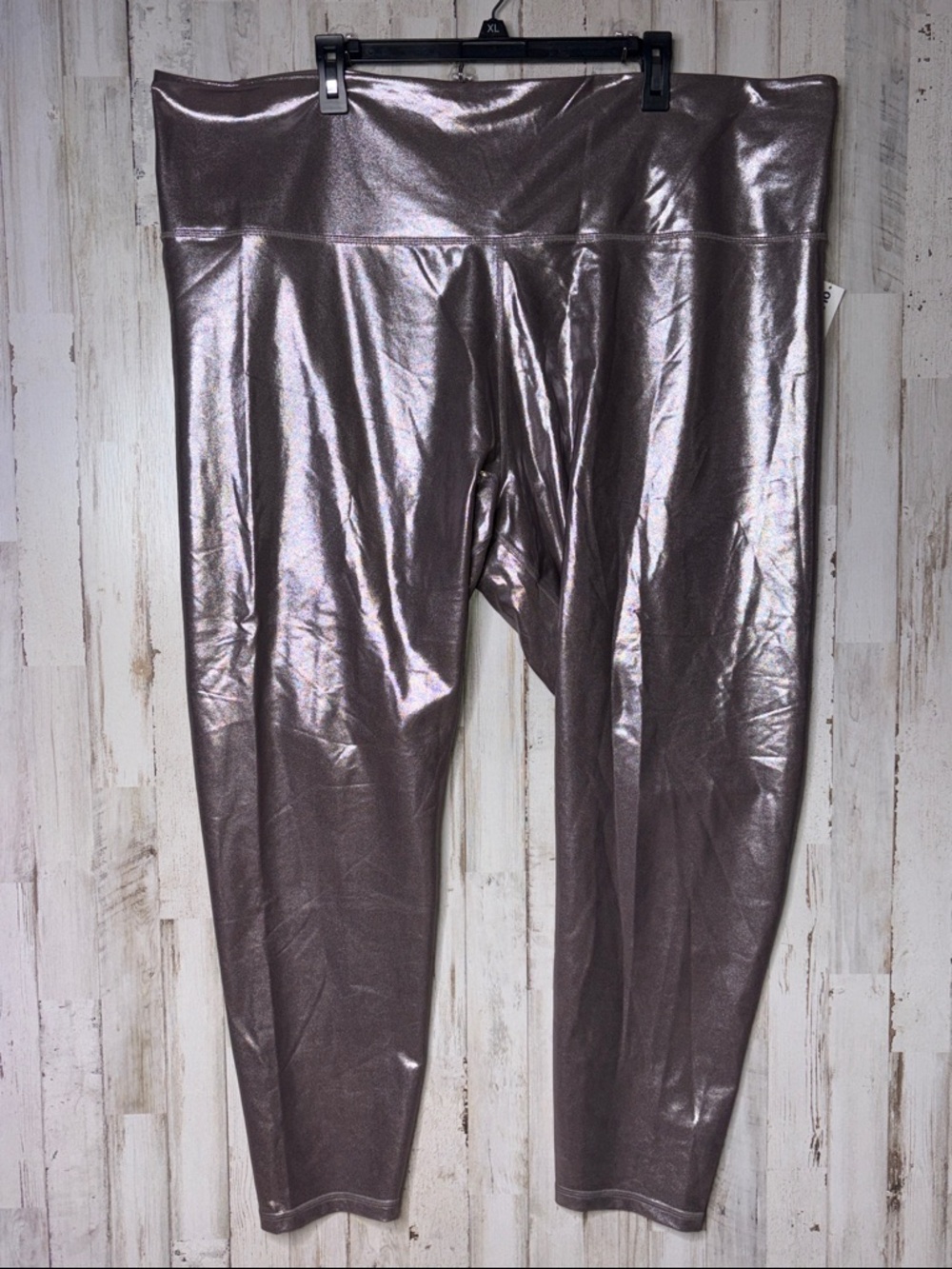 Old Navy Active Powersoft Extra High Rise Metallic Shimmery Leggings 4X